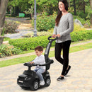 HONEY JOY 3 in 1 Kids Ride On Push Car, Stroller Sliding Walking Car with Horn, Music, Light