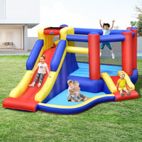 Inflatable Bouncy Castle with Long Slide (without Blower)