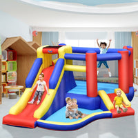 Inflatable Bouncy Castle with Long Slide (without Blower)