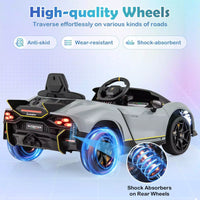 Licensed Lamborghini 12V Kids Ride on Car 4WD Battery Power Electric Sports Car