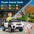 Kids Ride on Police Car 12V Electric Battery Powered Cop Car Flashing Lights