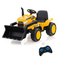 HONEY JOY Ride On Excavator 12V Battery Power Bulldozer Digger Electric Vehicle