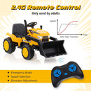 HONEY JOY Ride On Excavator 12V Battery Power Bulldozer Digger Electric Vehicle