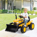 HONEY JOY Ride On Excavator 12V Battery Power Bulldozer Digger Electric Vehicle