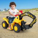 HONEY JOY 6V Kids Ride On Excavator Electric Vehicle Fun Digger Toy for Toddlers