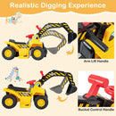 HONEY JOY 6V Kids Ride On Excavator Electric Vehicle Fun Digger Toy for Toddlers