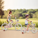 HONEY JOY 30cm Kids Bike Ride On Bicycle Training Wheels w/Removable Basket