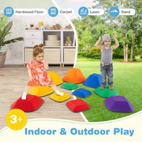 11PCS Kids Stepping Stone Indoor/Outdoor Toddler Balance Training Blocks Gift