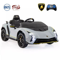 Licensed Lamborghini 12V Kids Ride on Car 4WD Battery Power Electric Sports Car